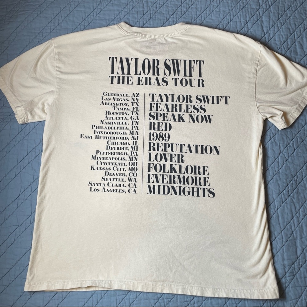 Taylor Swift The Eras Tour Graphic Tee - Black and White - Picture 6 of 8
